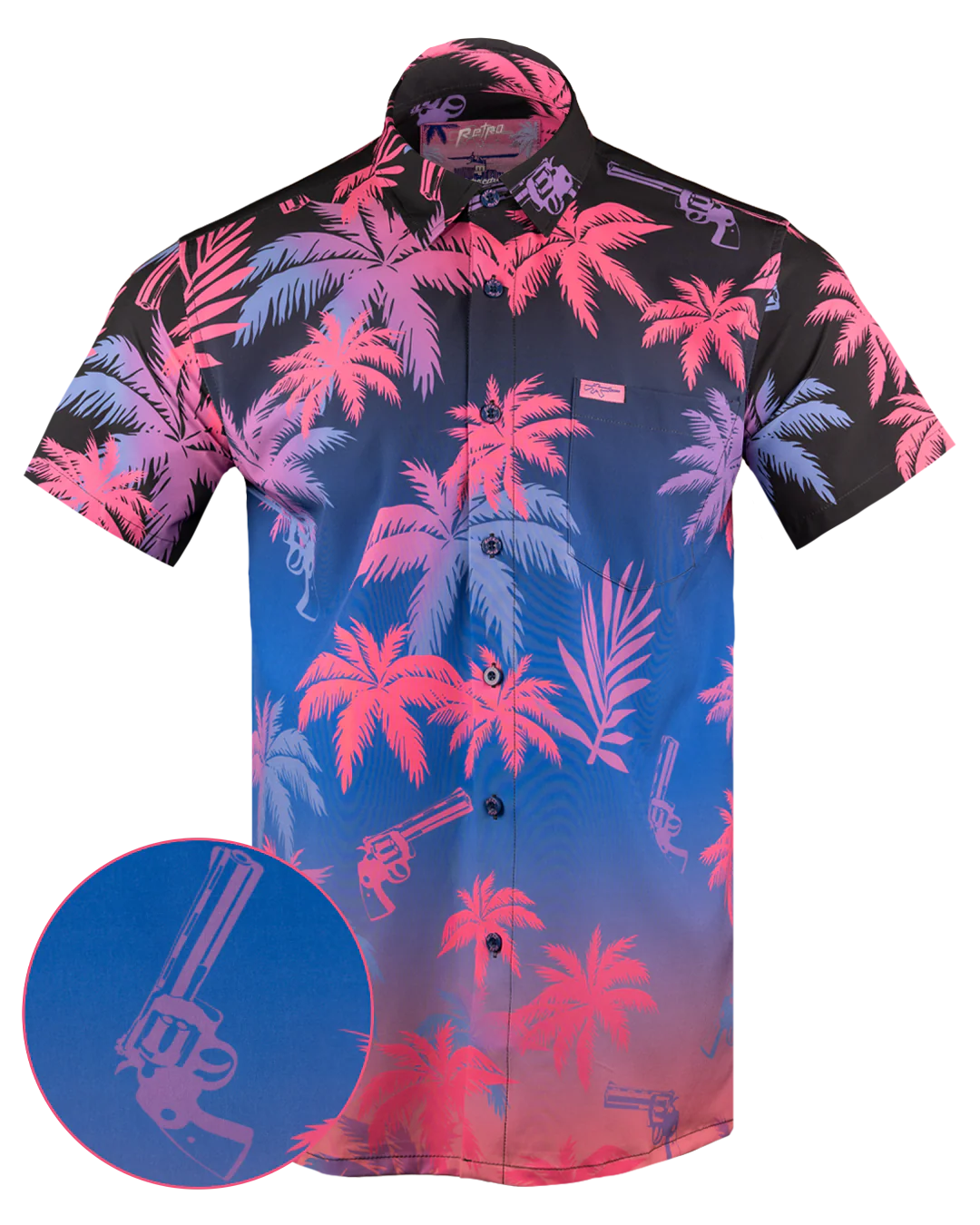 Retro City (Gradient) Button Down