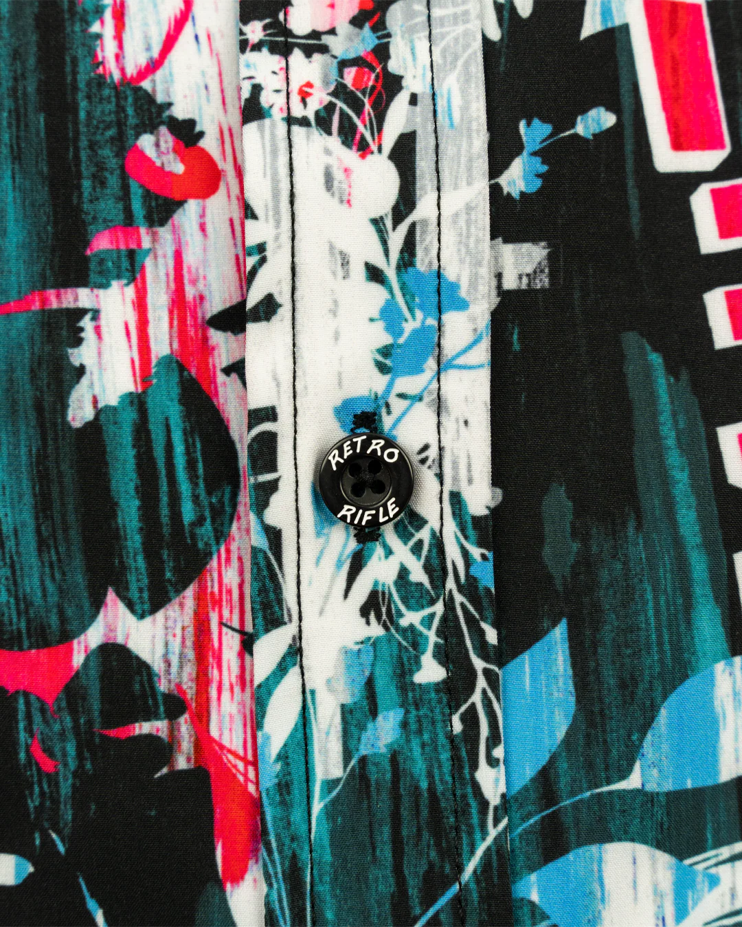Retro Fighter Button Down - Image 3