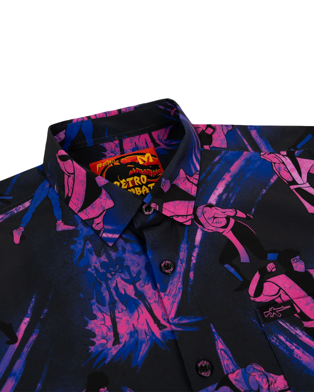 Retro Kombat Button Down - Image 2