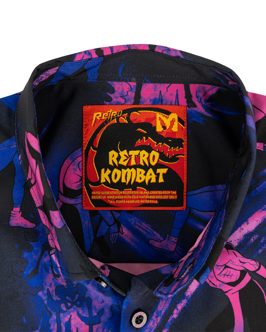 Retro Kombat Button Down - Image 4
