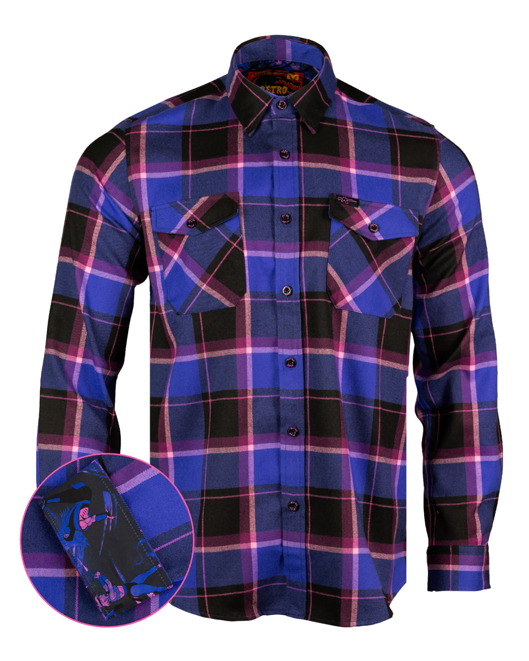 Retro Kombat Flannel