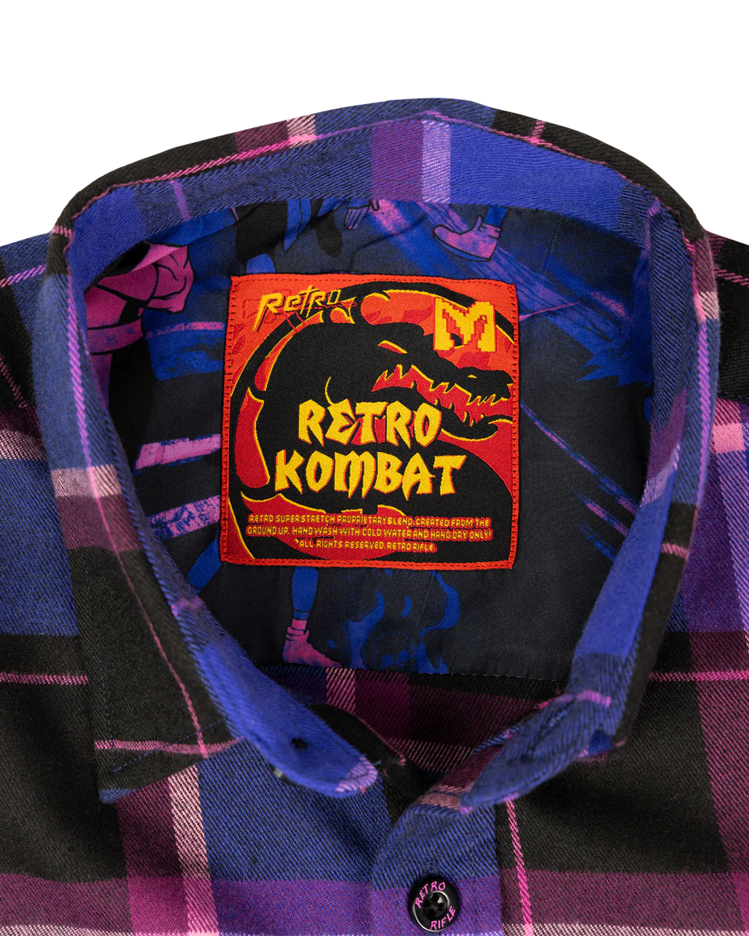 Retro Kombat Flannel - Image 5