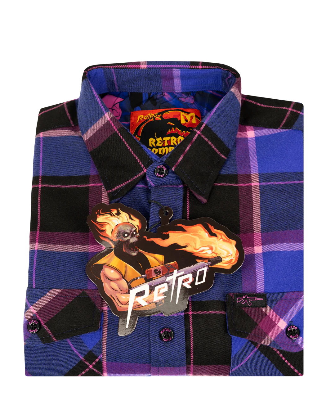 Retro Kombat Flannel - Image 7
