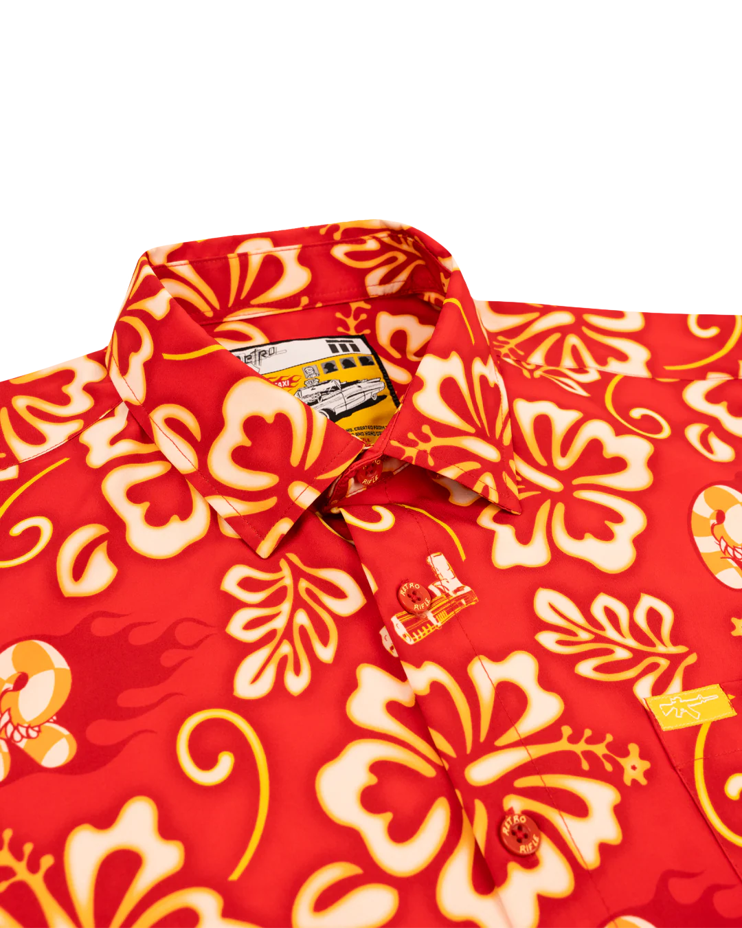 Retro Taxi Button Down - Image 2