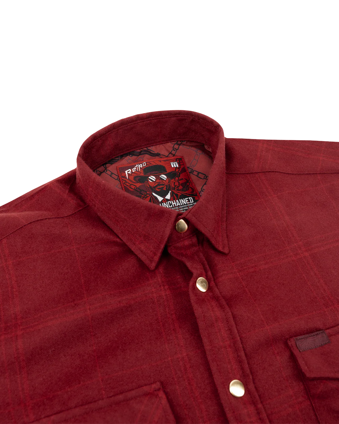 Retro Unchained Flannel (Gold Snaps) - Image 2