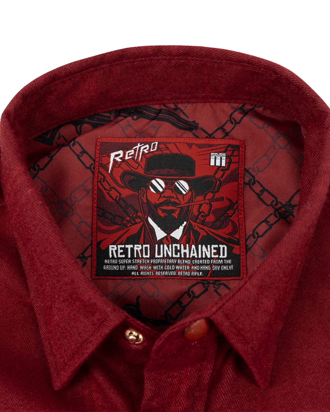 Retro Unchained Flannel (Gold Snaps) - Image 5