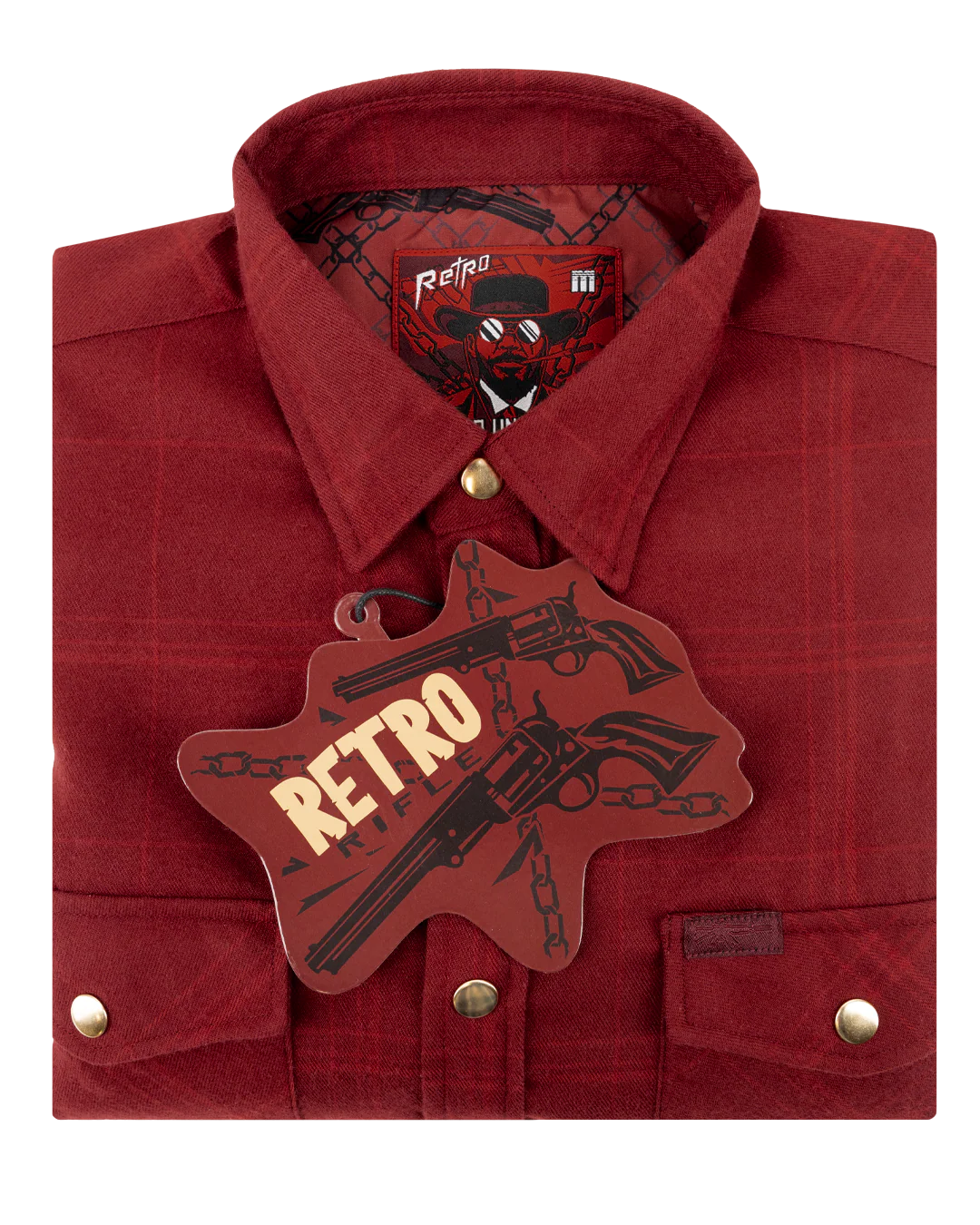 Retro Unchained Flannel (Gold Snaps) - Image 7