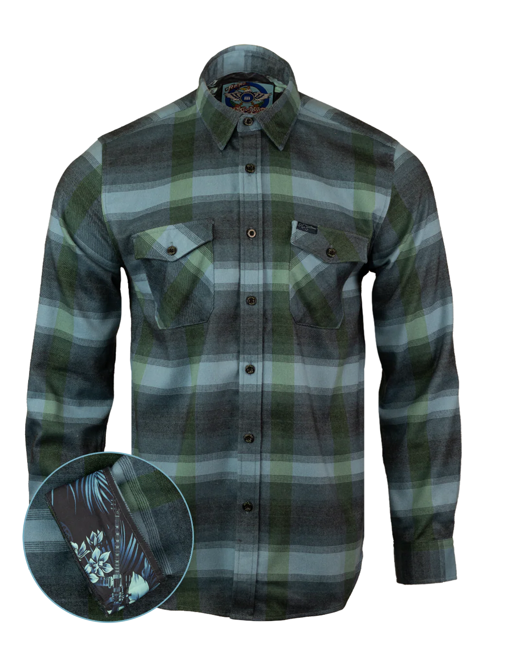 Retro World Flannel