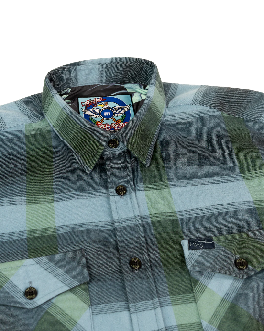 Retro World Flannel - Image 3