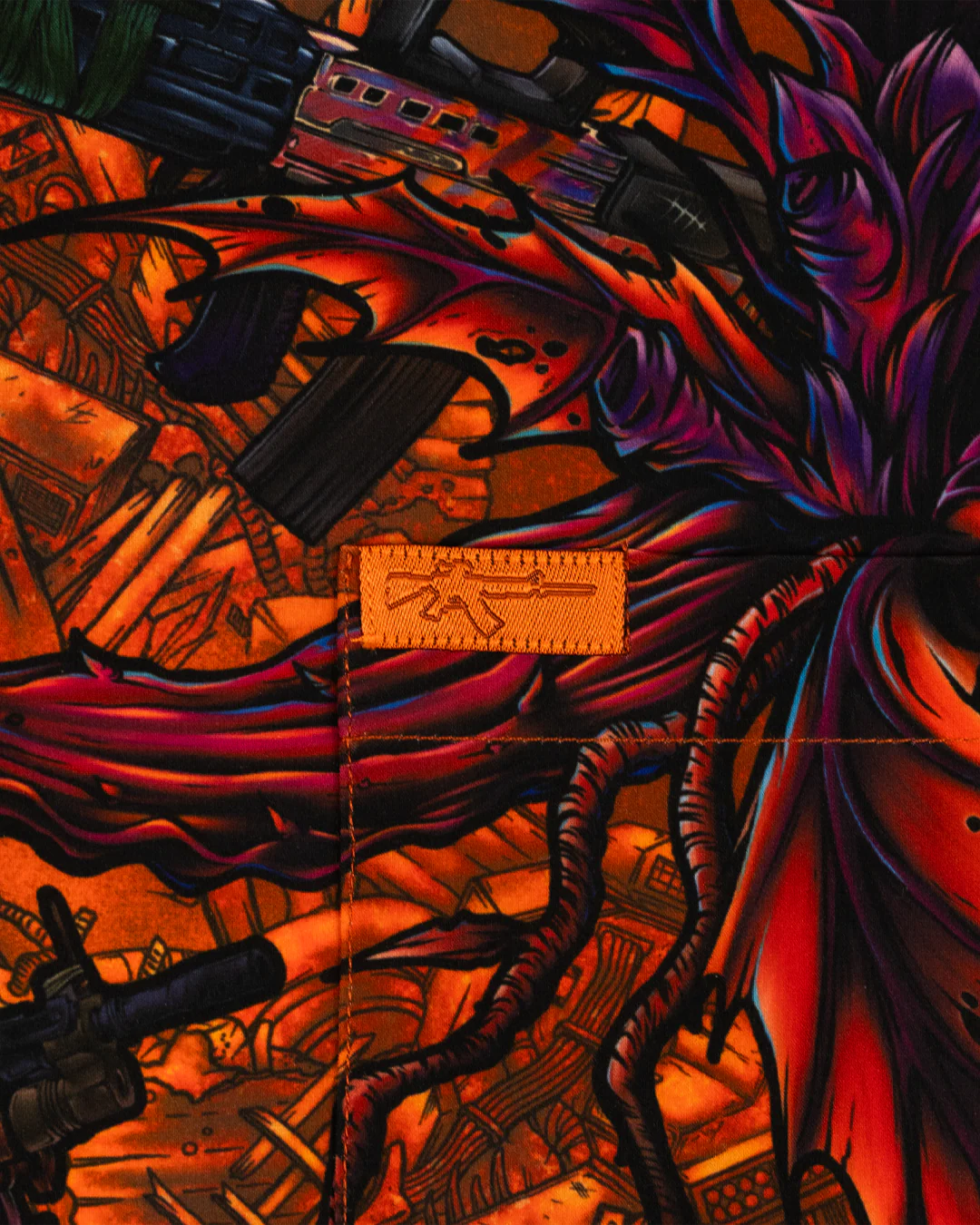 Retrolands (Orange) Button Down - Image 3