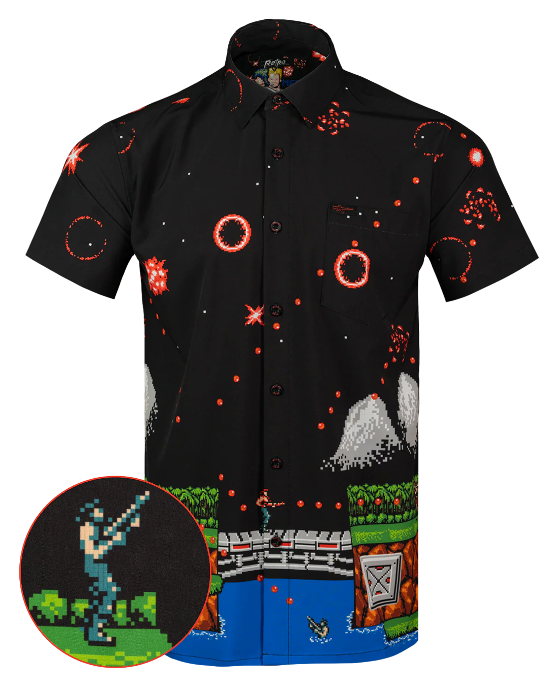 Run and Gun Button Down