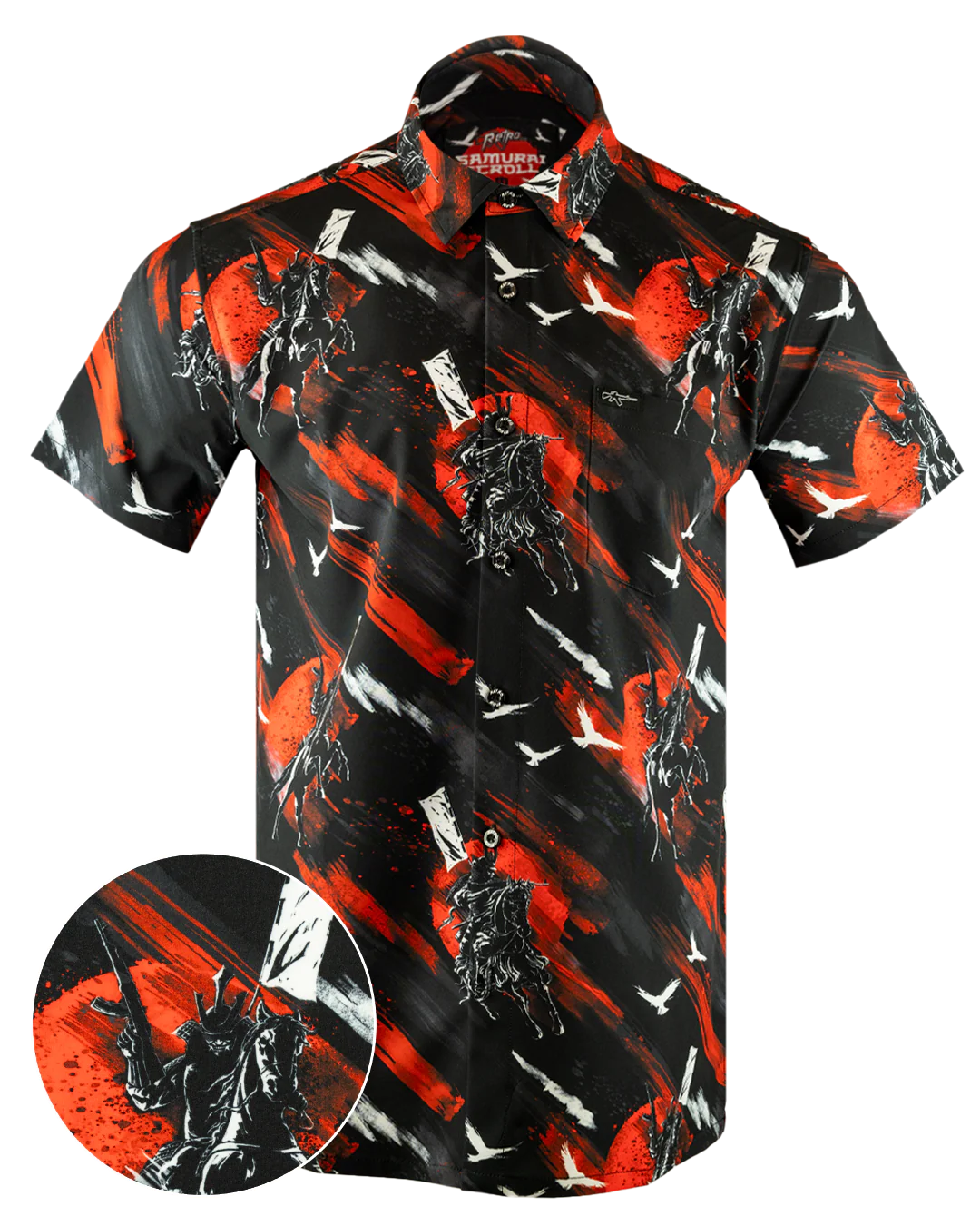 Samurai Scroll Button Down