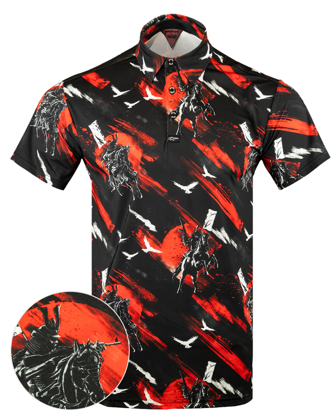 Samurai Scroll Polo