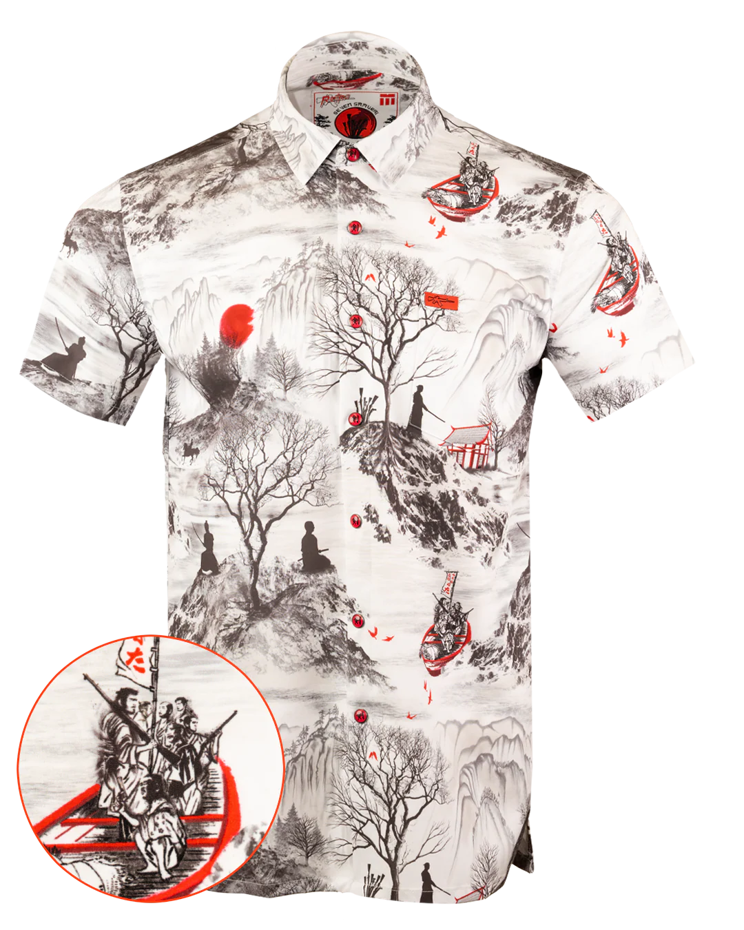 Seven Samurai Button Down (Pearl Snaps)