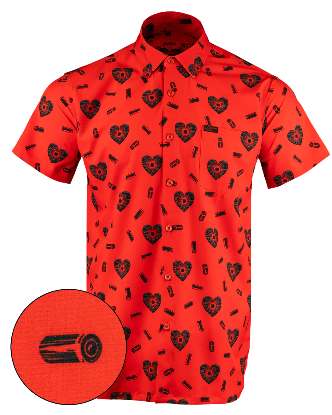 Shattered (Red) Button Down