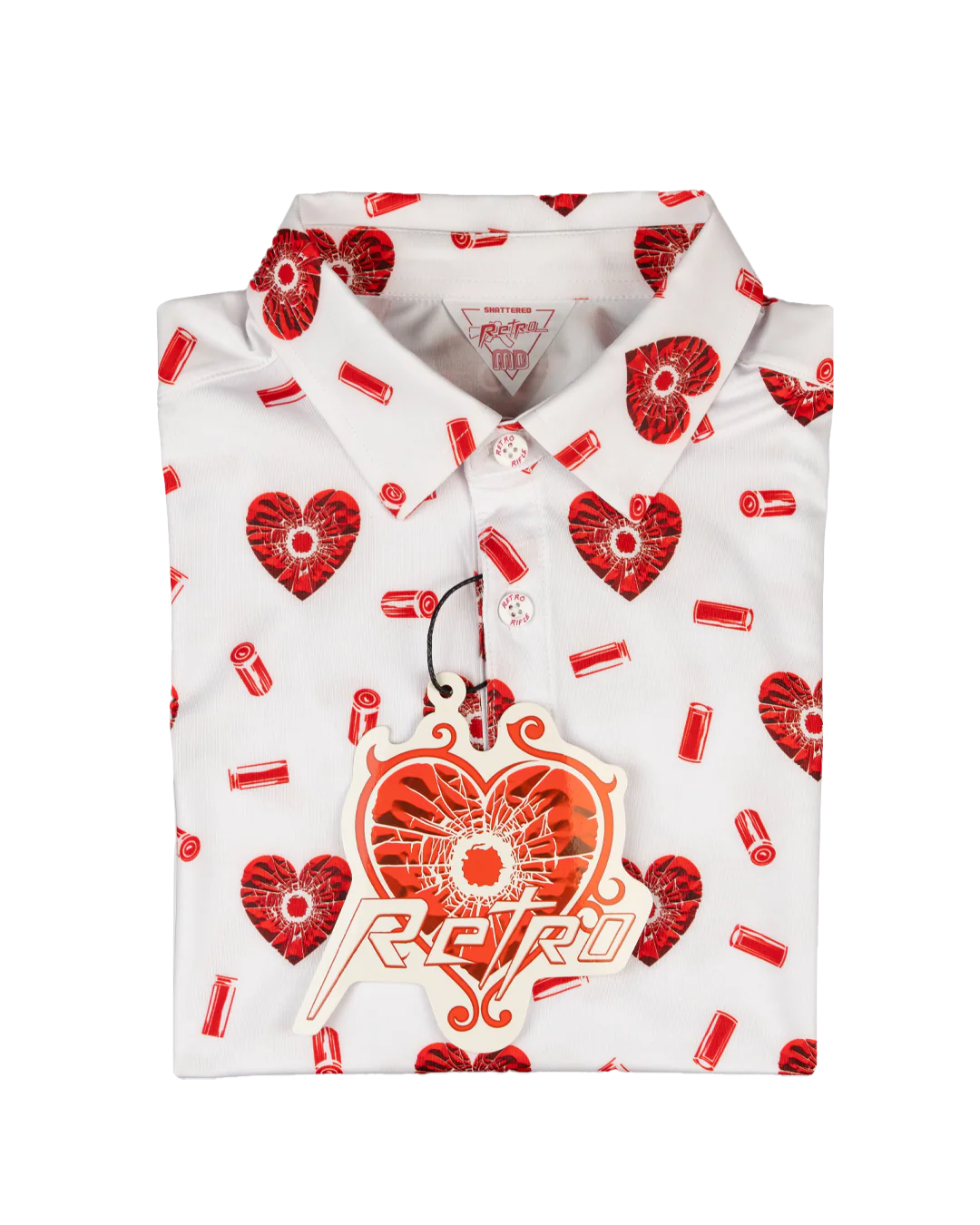 Shattered White Polo - Image 5