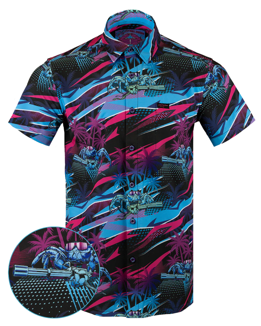 Shell Shocked Button Down