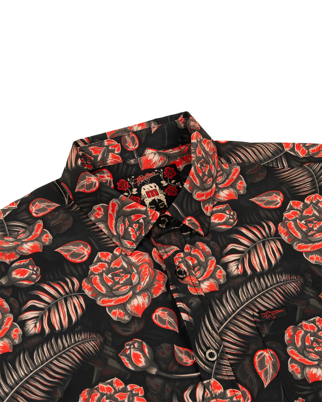 Shotgun Safari V2 (Red/Black) Button Down - Image 2