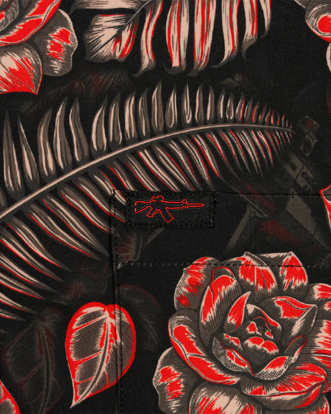 Shotgun Safari V2 (Red/Black) Button Down - Image 3