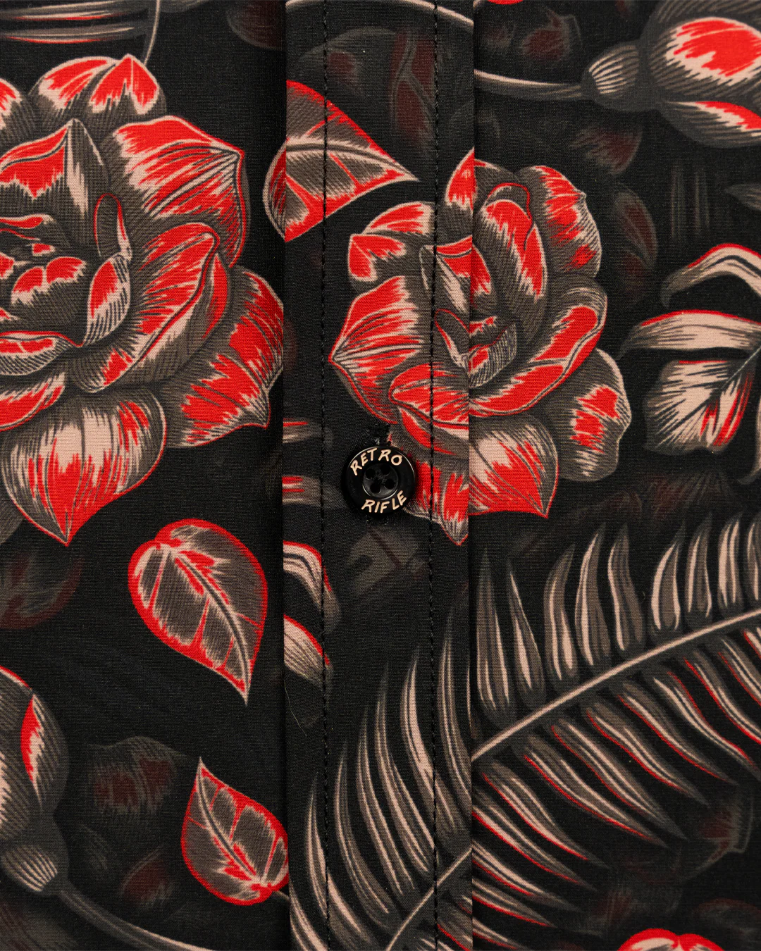 Shotgun Safari V2 (Red/Black) Button Down - Image 4