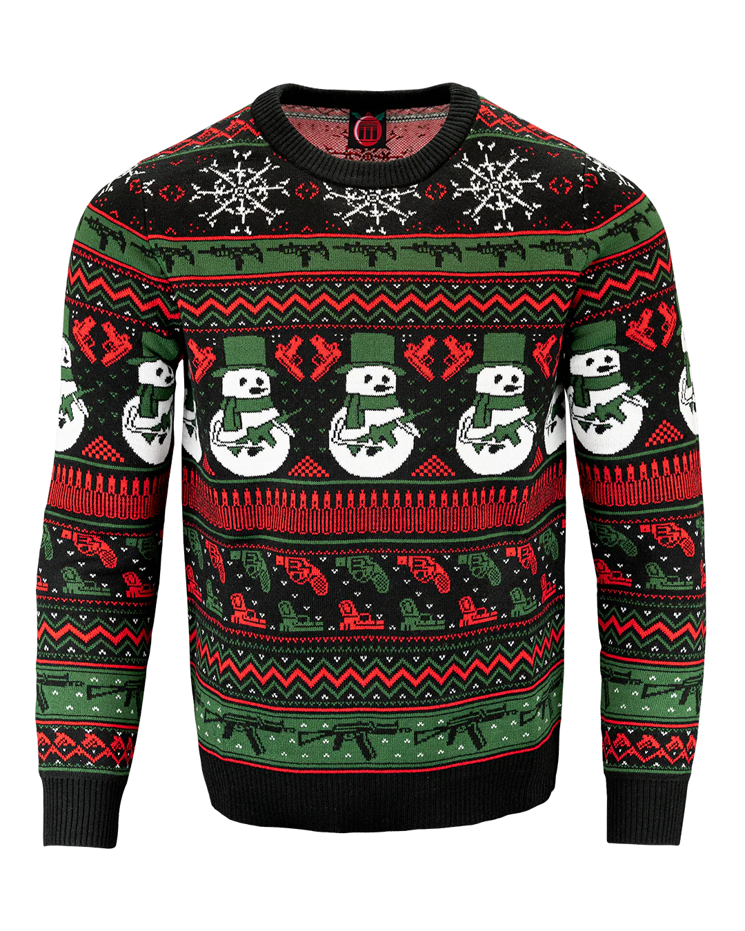 Snowman Black Sweater