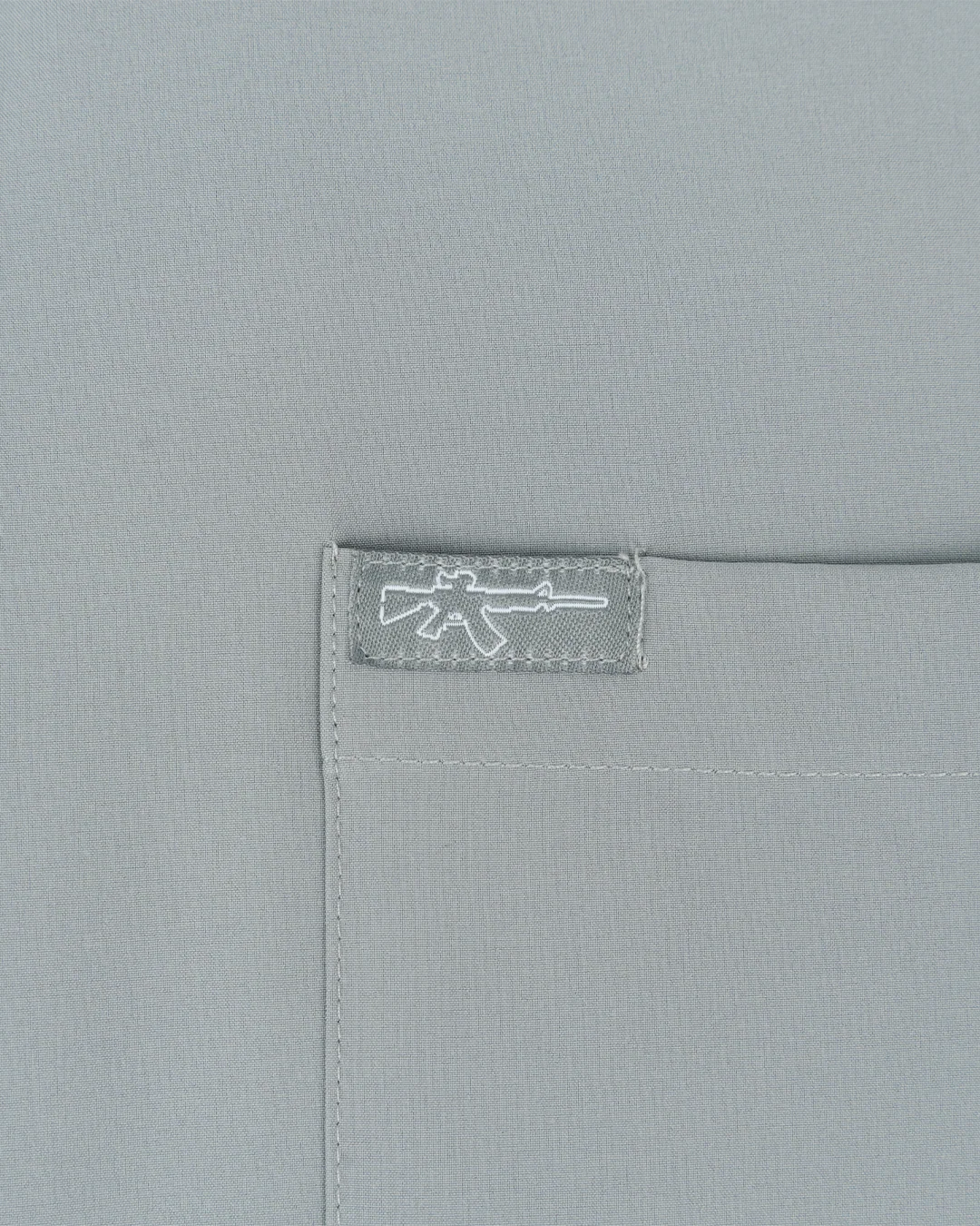 Solid Button Down (Gray) - Image 3