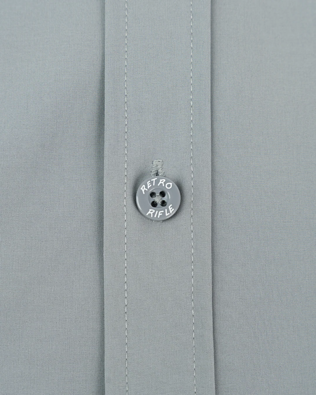Solid Button Down (Gray) - Image 5