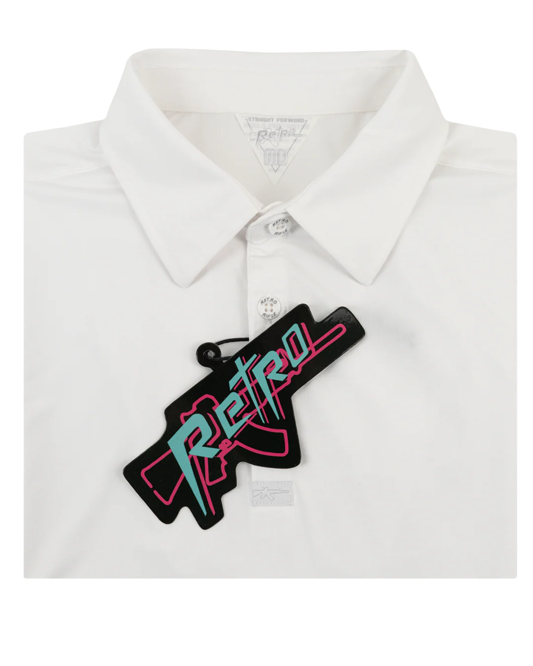 Solid (White) Polo - Image 5