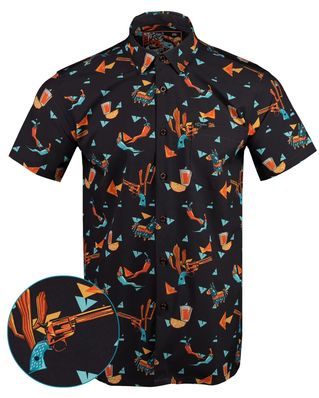 Southwest Fiesta Button Down