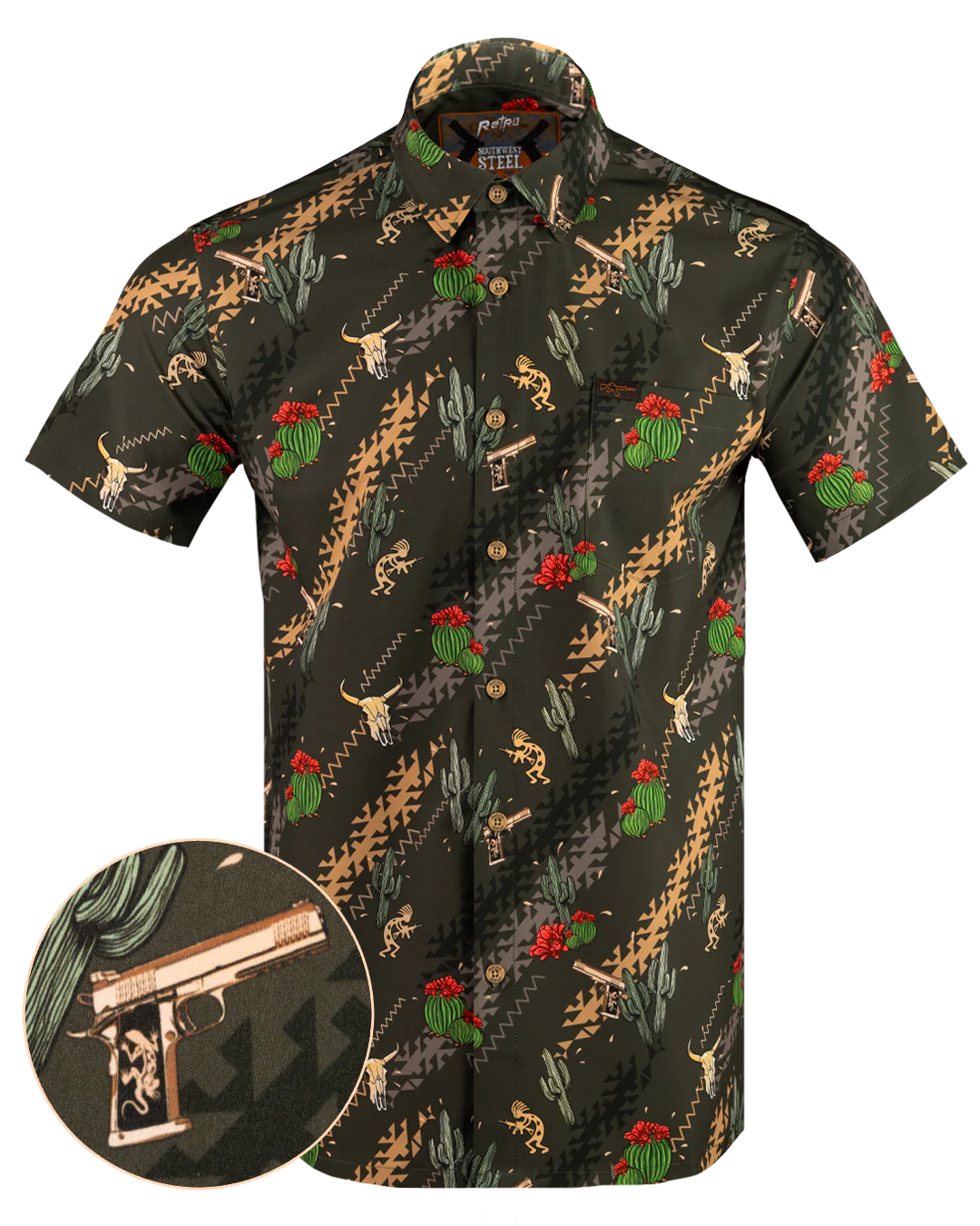 Southwest Steel Button Down