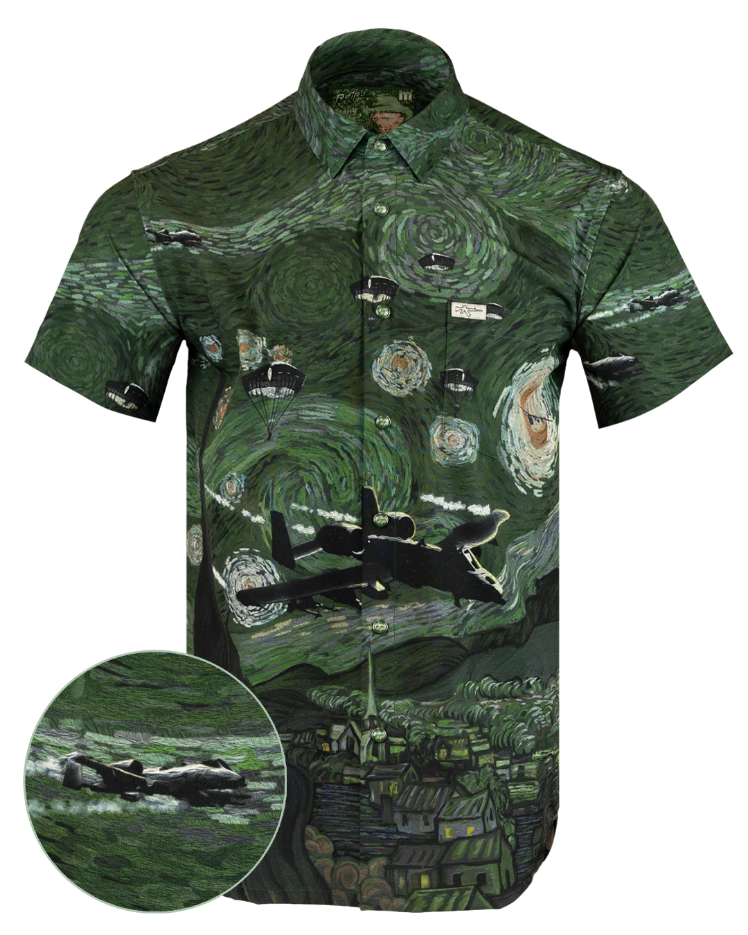 Starry Flight Green (Pearl Snaps)