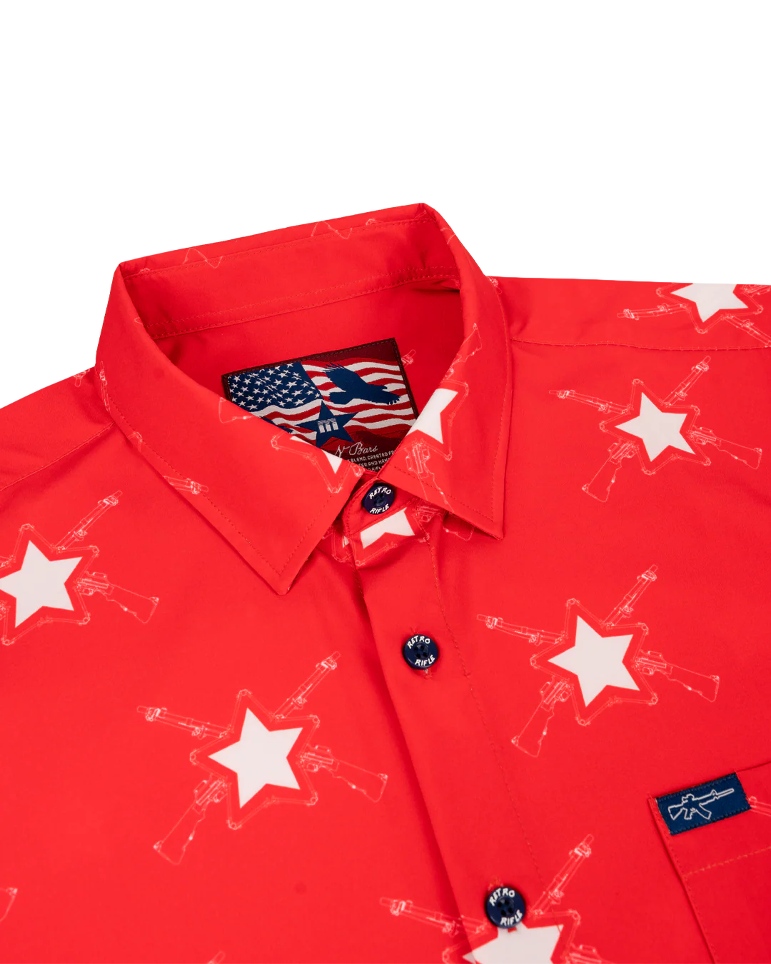 Stars & BARS (Red) Button Down - Image 2