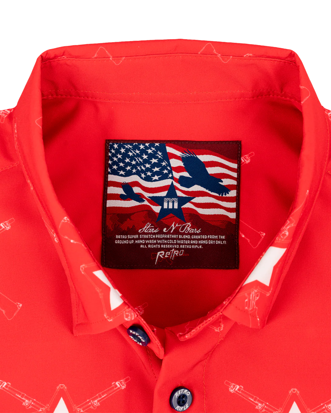 Stars & BARS (Red) Button Down - Image 4