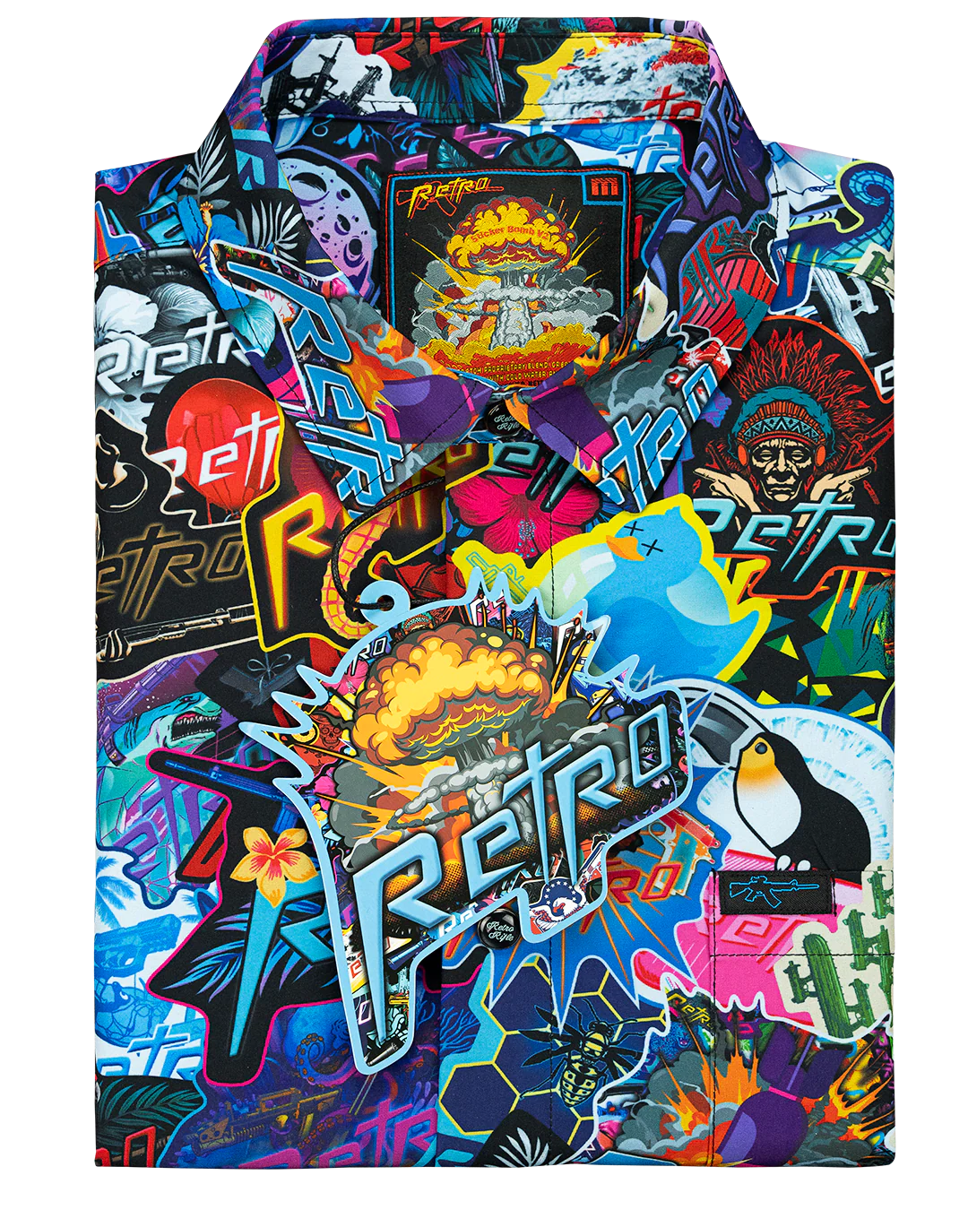 Sticker Bomb V2 Button Down (Pearl Snaps) - Image 5