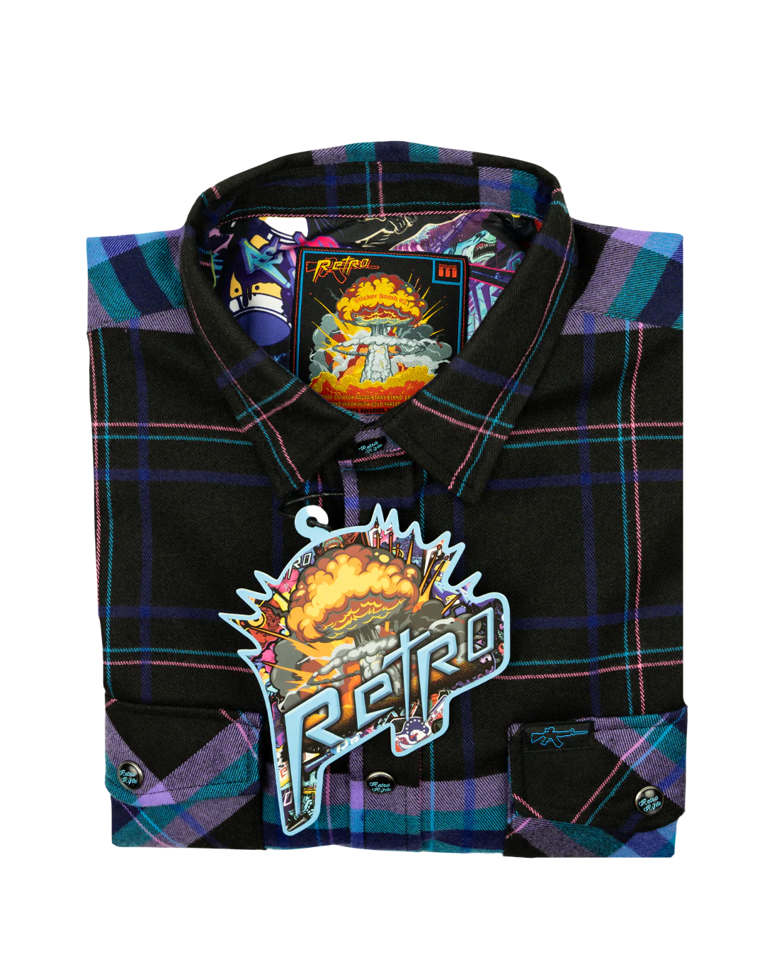 Sticker Bomb V2 Flannel - Image 6