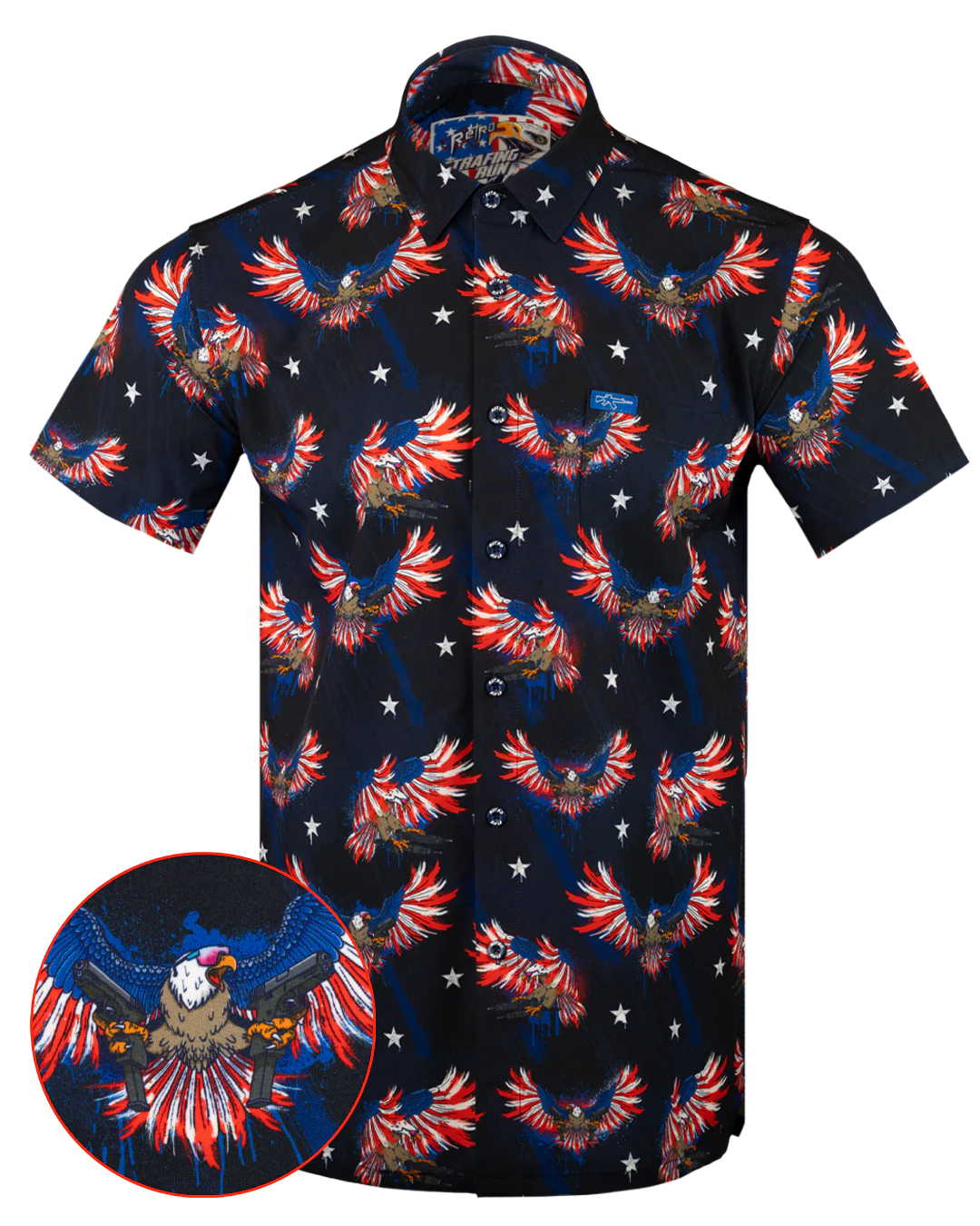 Strafing Run Button Down