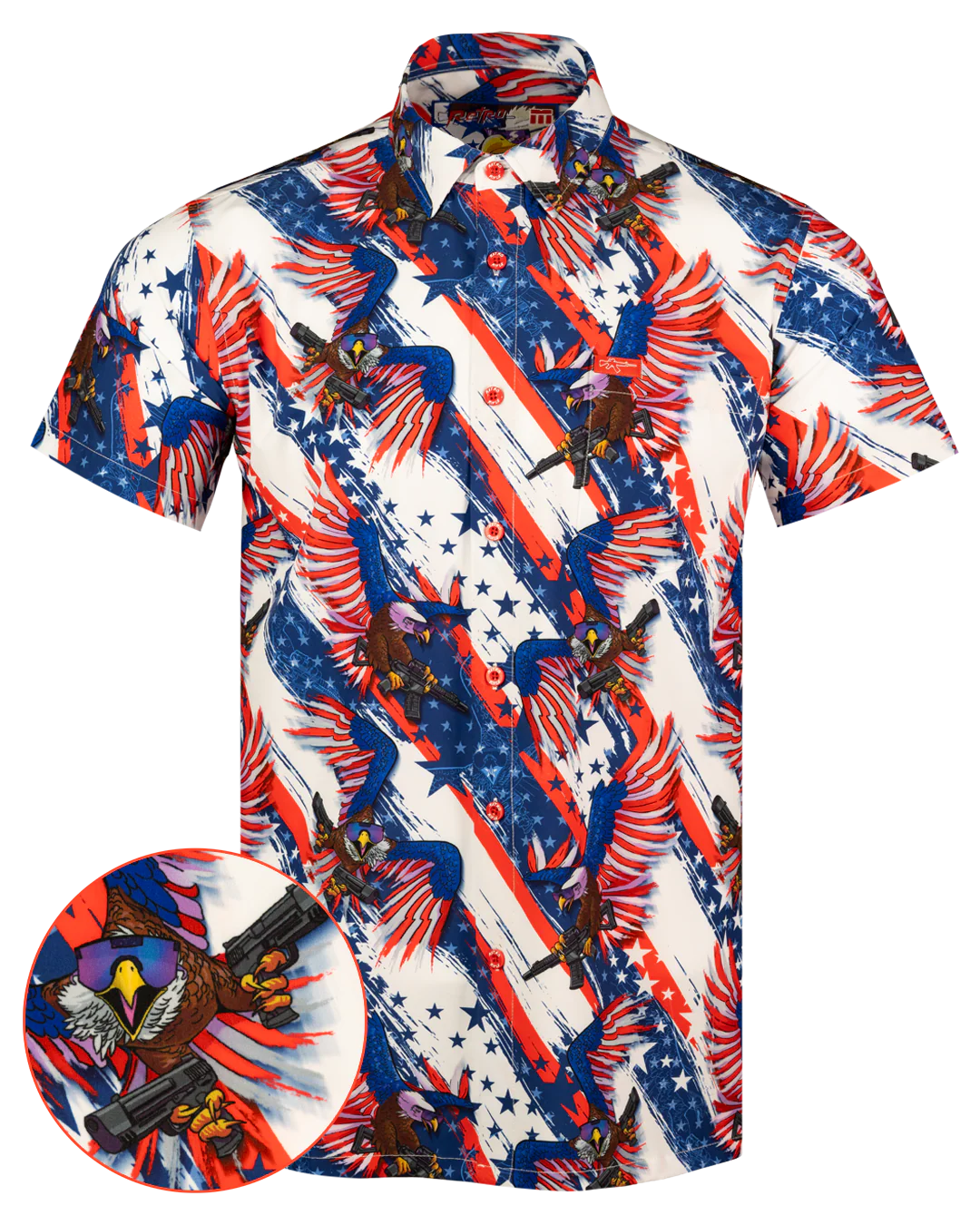 Strafing Run V2 Button Down