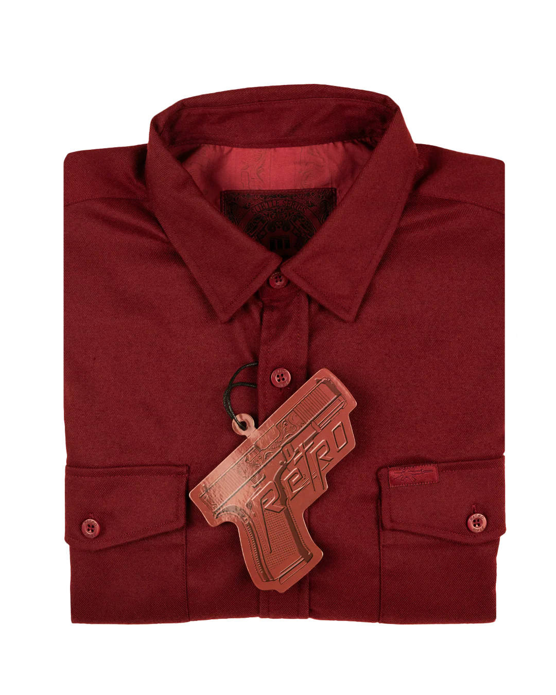 Subtle Series (Burgundy) Flannel - Image 6