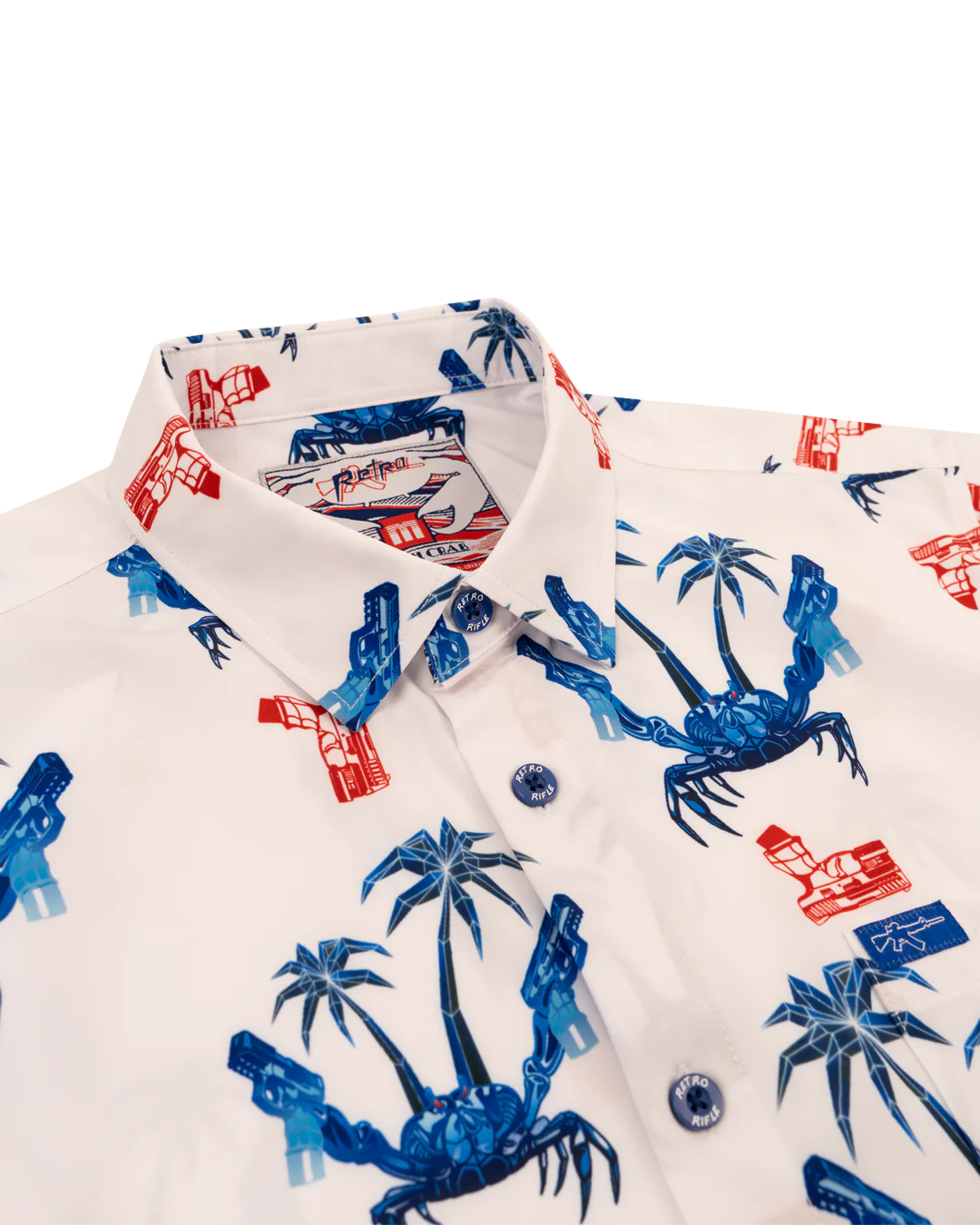 Synth Crab (Patriotic) Button Down - Image 2