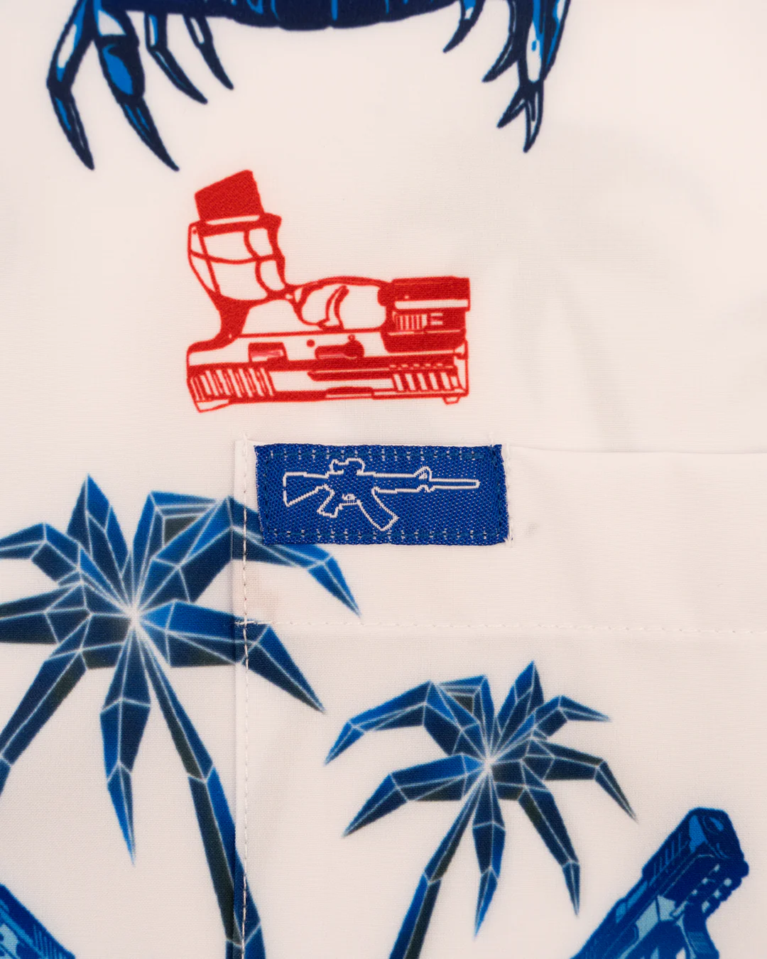 Synth Crab (Patriotic) Button Down - Image 3