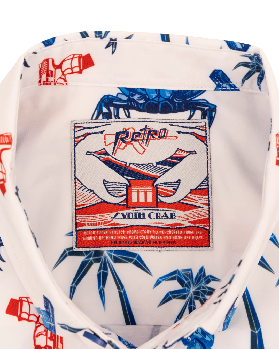 Synth Crab (Patriotic) Button Down - Image 4