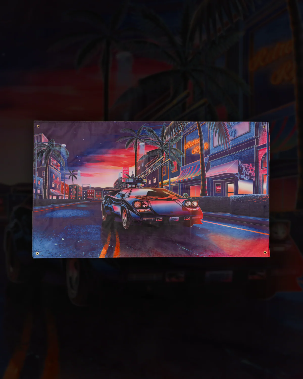 Synthwave Flag