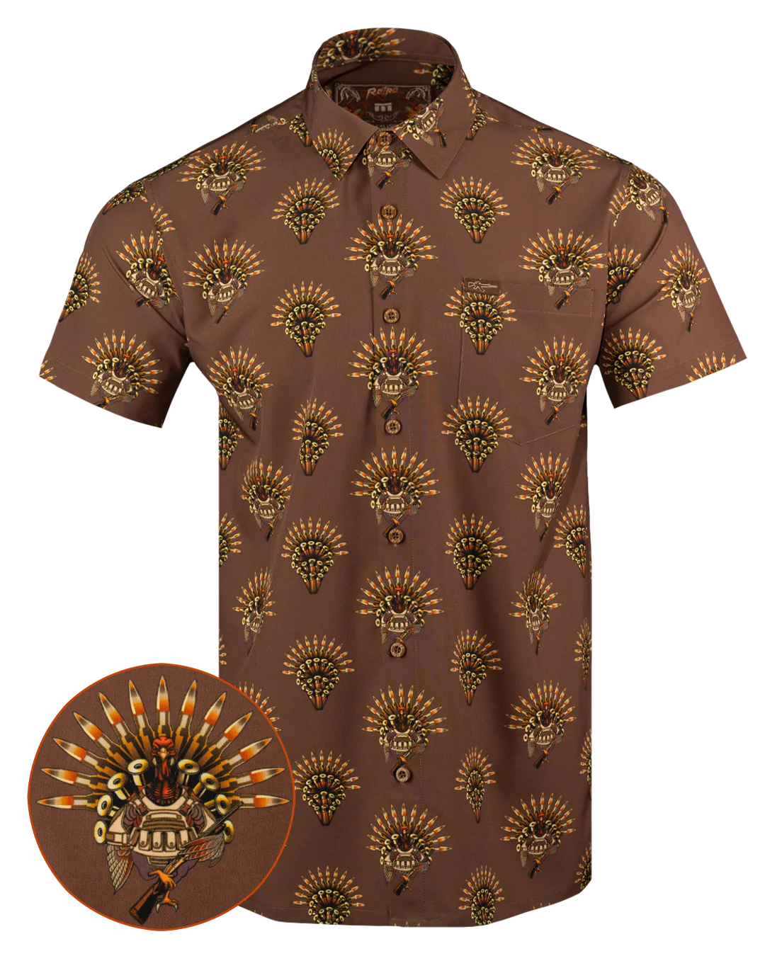 Tactical Turkey Button Down
