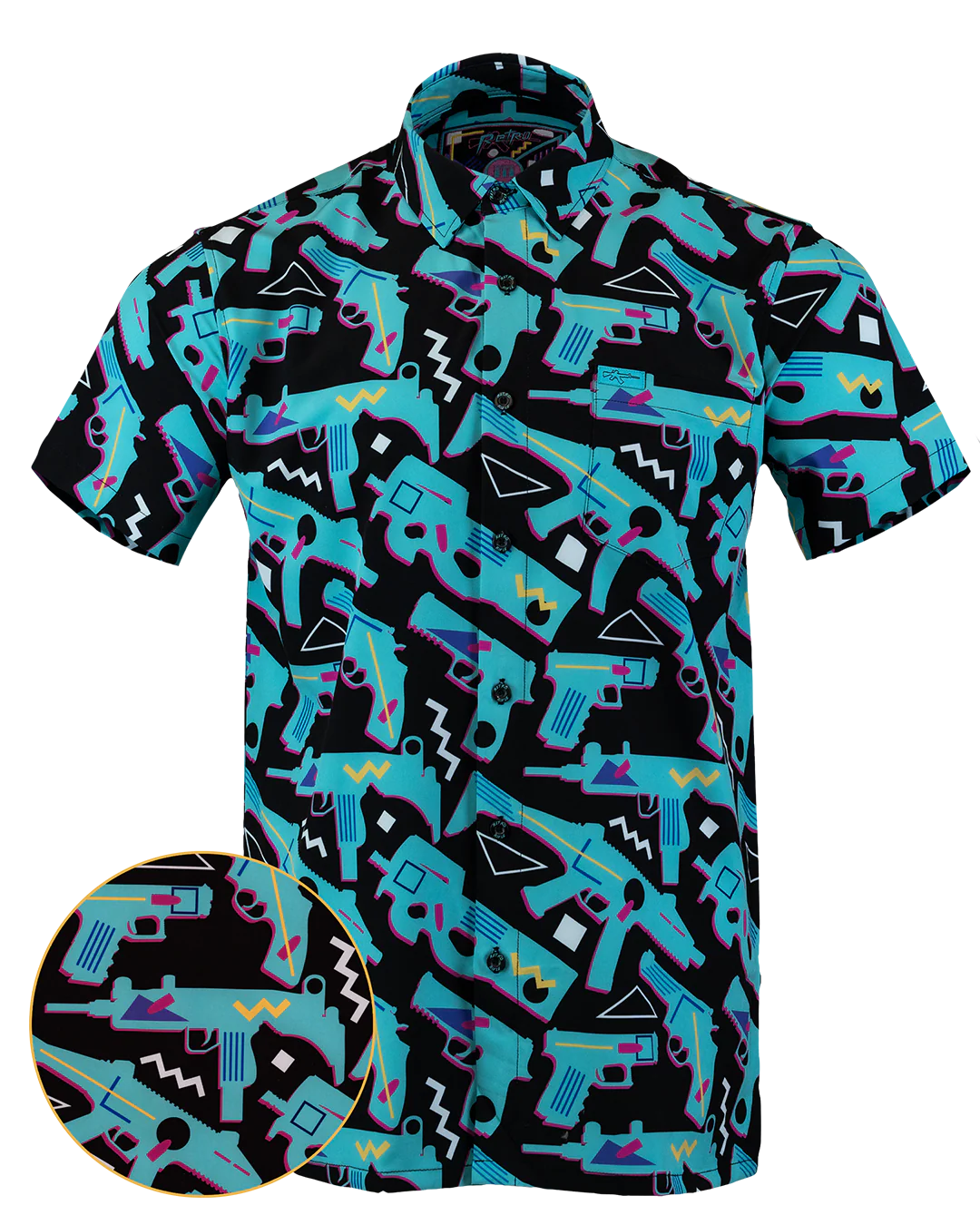 The 80 (Cyan) Button Down