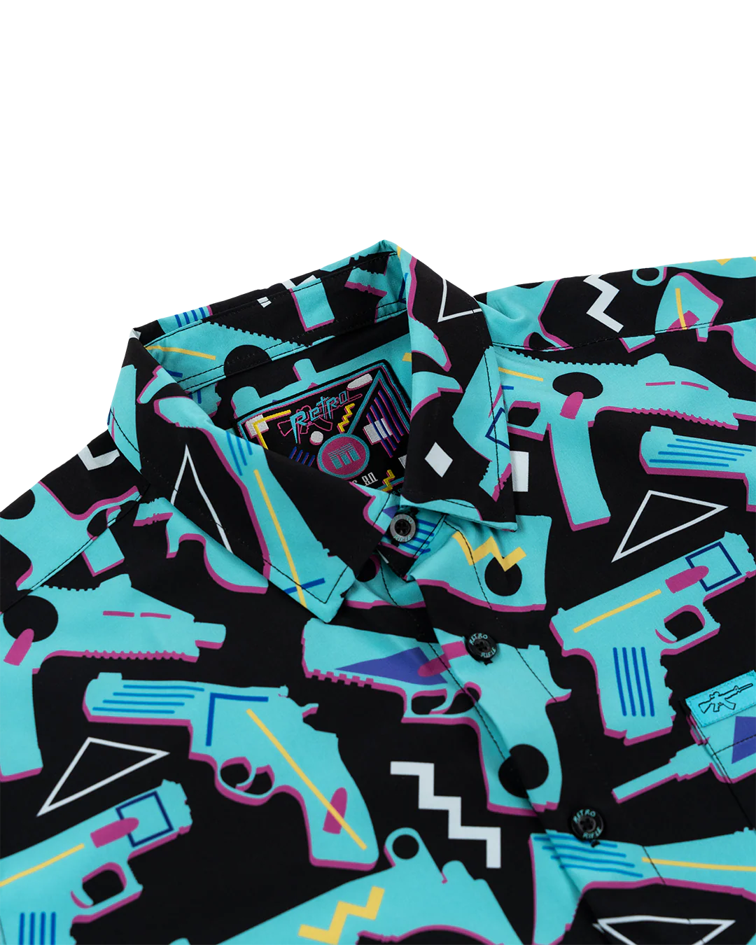 The 80 (Cyan) Button Down - Image 2