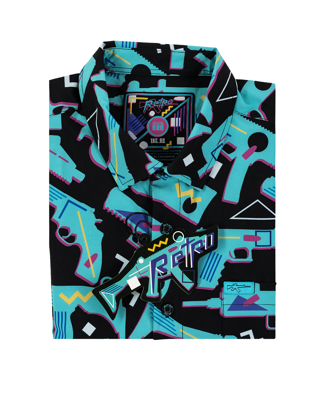 The 80 (Cyan) Button Down - Image 6