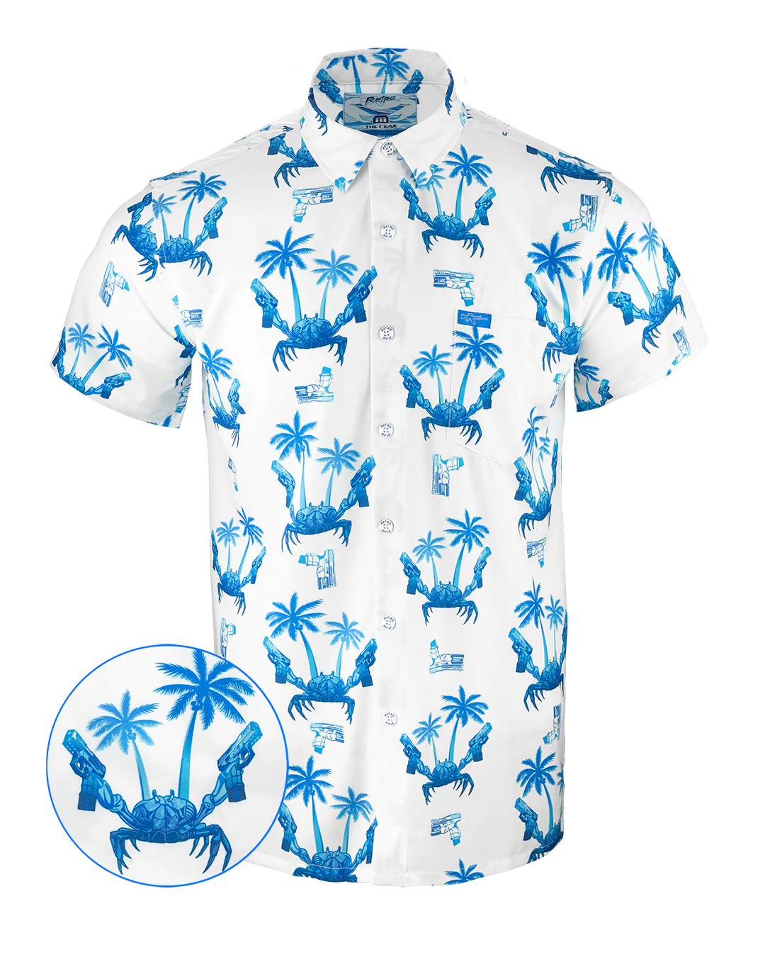 The Crab (Blue) Button Down