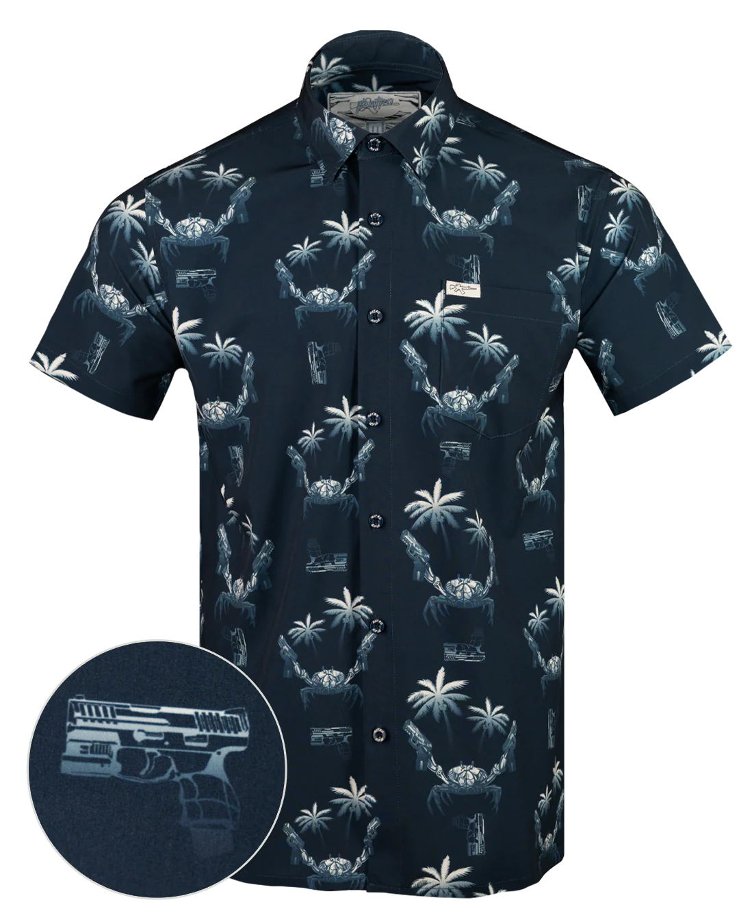 The Crab (Navy) Button Down