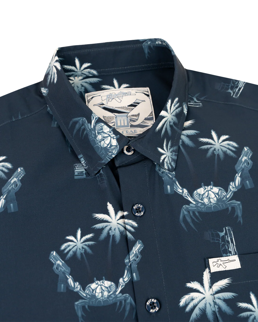 The Crab (Navy) Button Down - Image 2