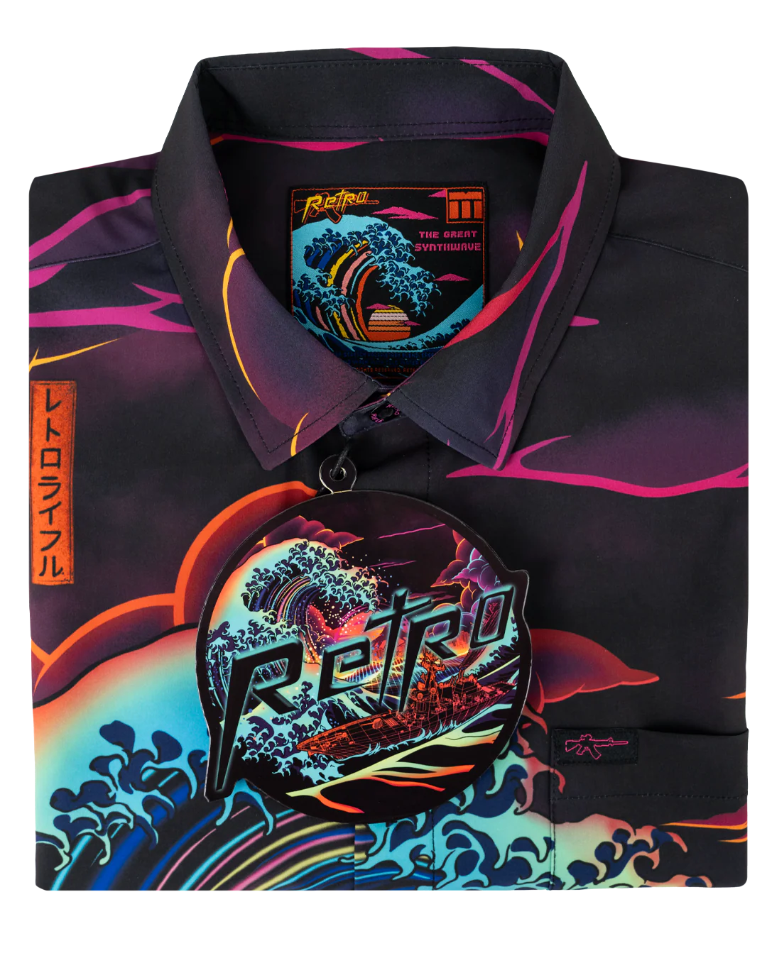 The Great Synthwave Button Down - Image 6